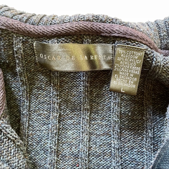 Oscar de la Renta 1/4 Sweater - Picture 4 of 10